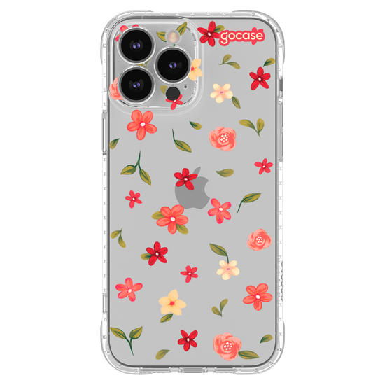 Capinha para celular  Red Flowers