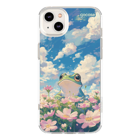 Capinha para celular  Cute Frog Flowers