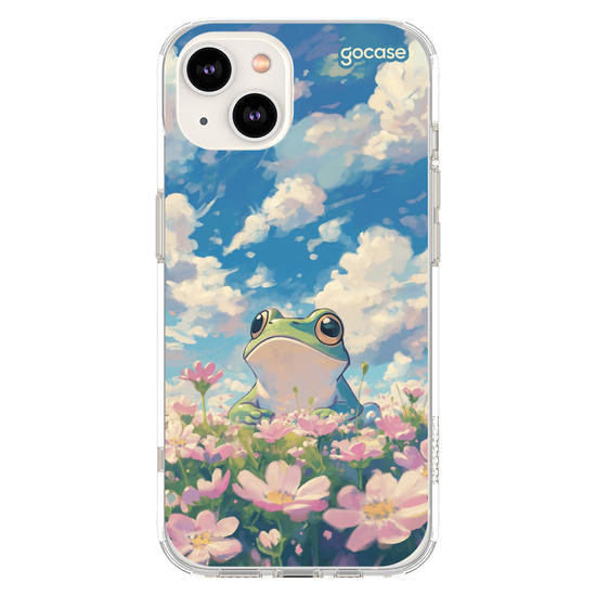 Capinha para celular  Cute Frog Flowers