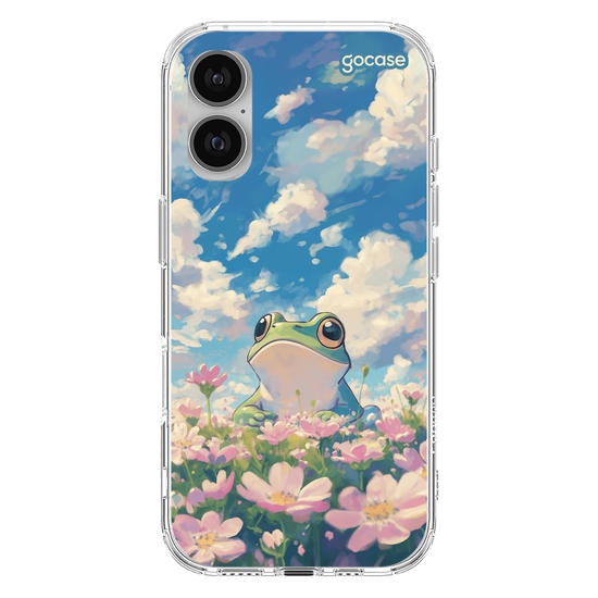 Capinha para celular  Cute Frog Flowers