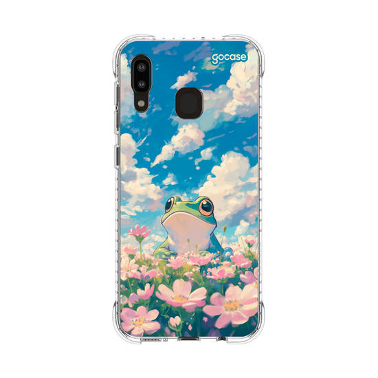 Capinha para celular  Cute Frog Flowers