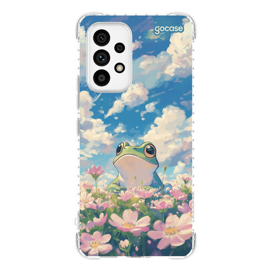 Capinha para celular  Cute Frog Flowers
