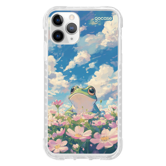 Capinha para celular  Cute Frog Flowers