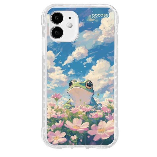 Capinha para celular  Cute Frog Flowers