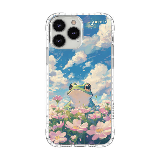 Capinha para celular  Cute Frog Flowers