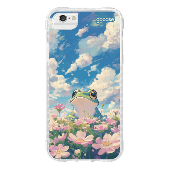 Capinha para celular  Cute Frog Flowers
