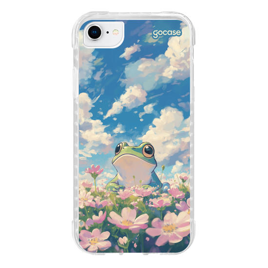 Capinha para celular  Cute Frog Flowers