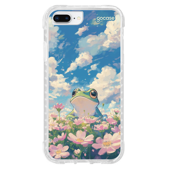 Capinha para celular  Cute Frog Flowers