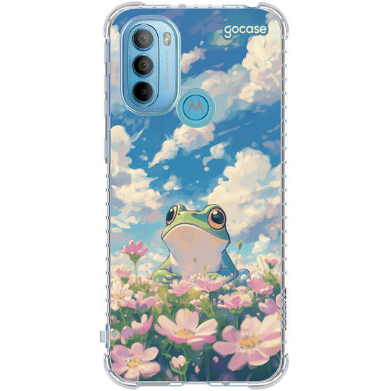Capinha para celular  Cute Frog Flowers