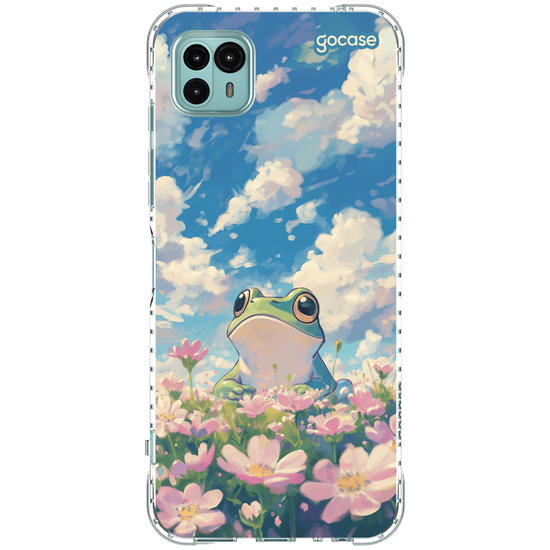 Capinha para celular  Cute Frog Flowers