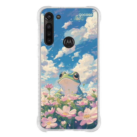 Capinha para celular  Cute Frog Flowers