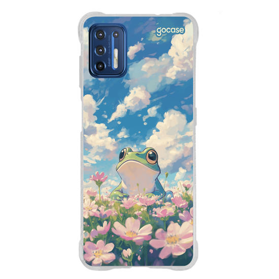 Capinha para celular  Cute Frog Flowers