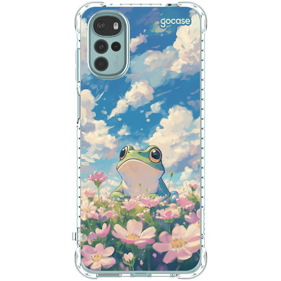 Capinha para celular  Cute Frog Flowers