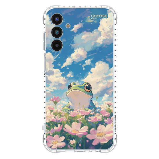 Capinha para celular  Cute Frog Flowers