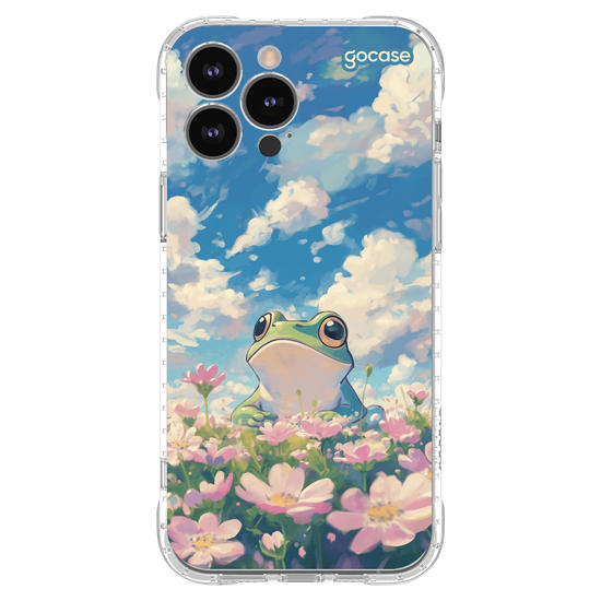 Capinha para celular  Cute Frog Flowers