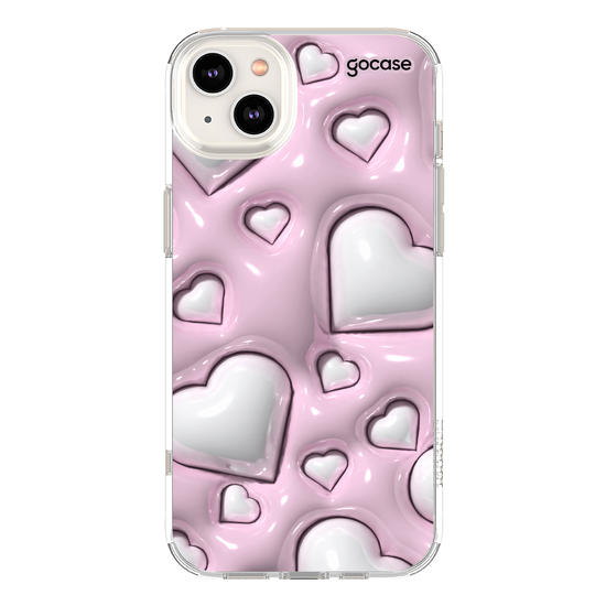 Capinha para celular  Cute Glossy Hearts