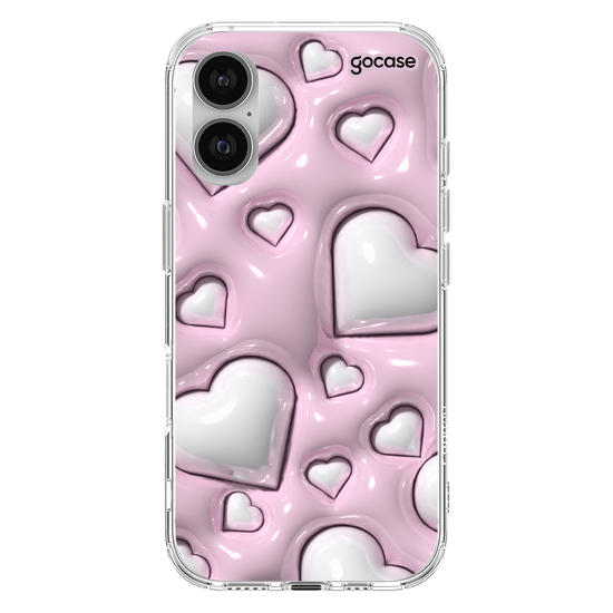 Capinha para celular  Cute Glossy Hearts