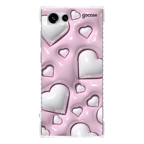 Capinha para celular  Cute Glossy Hearts