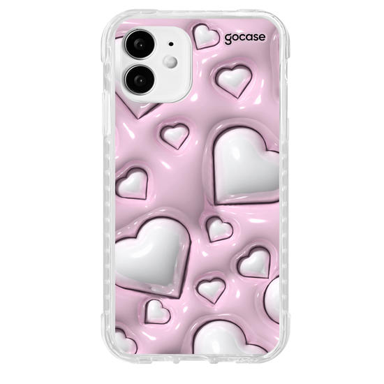 Capinha para celular  Cute Glossy Hearts