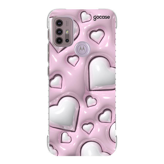 Capinha para celular  Cute Glossy Hearts