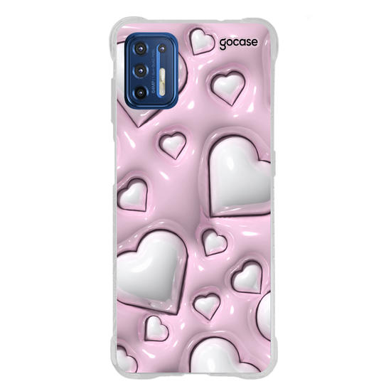 Capinha para celular  Cute Glossy Hearts