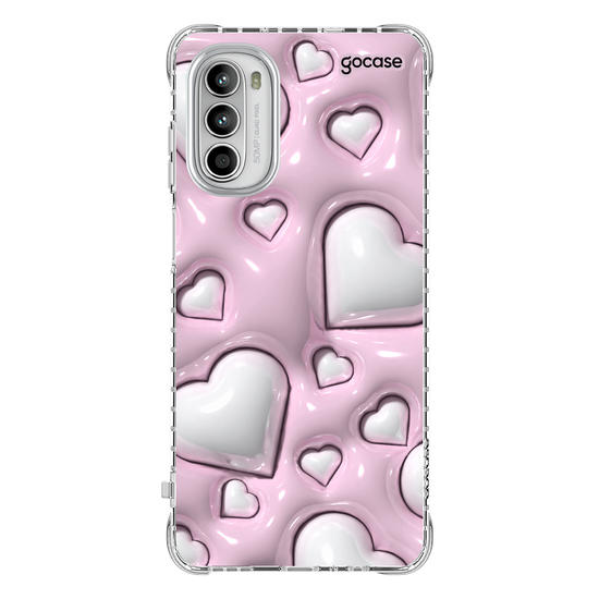 Capinha para celular  Cute Glossy Hearts