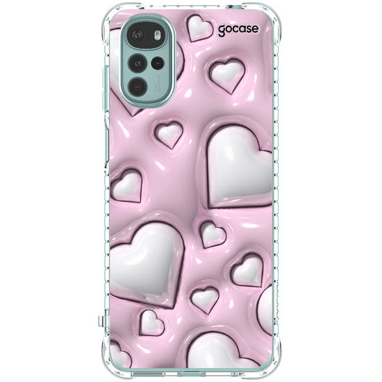 Capinha para celular  Cute Glossy Hearts