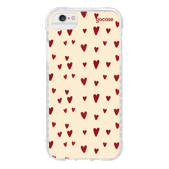 Capinha para celular  Cute Red Hearts