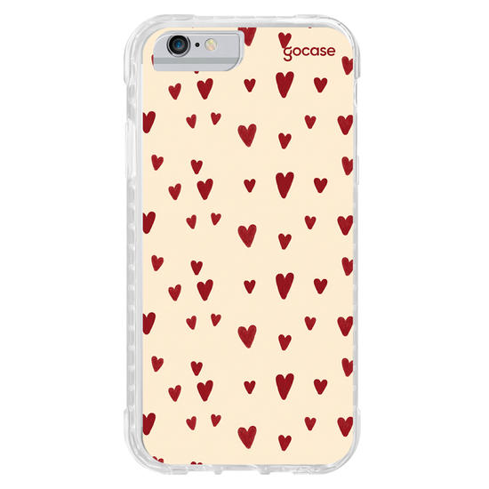 Capinha para celular  Cute Red Hearts