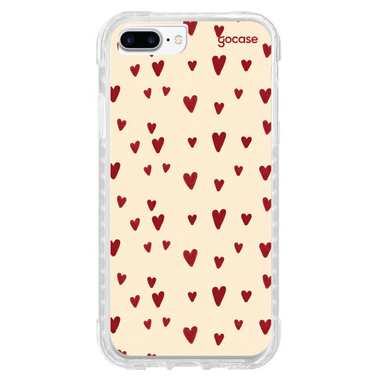 Capinha para celular  Cute Red Hearts