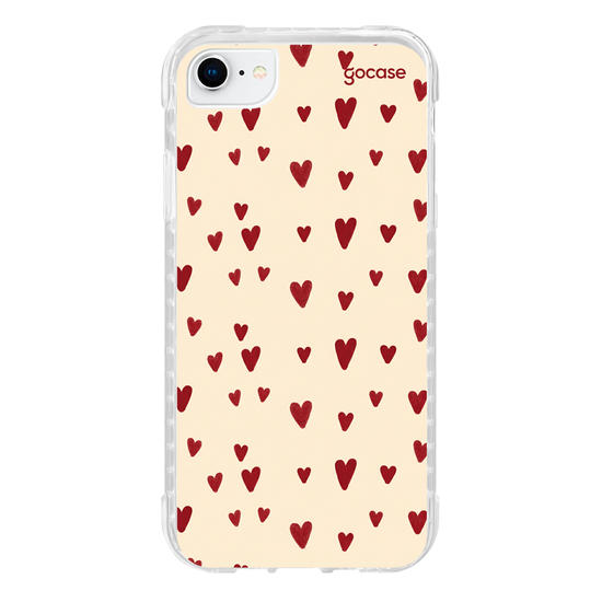 Capinha para celular  Cute Red Hearts