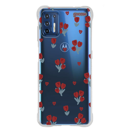 Capinha para celular  Cute Red Tulips