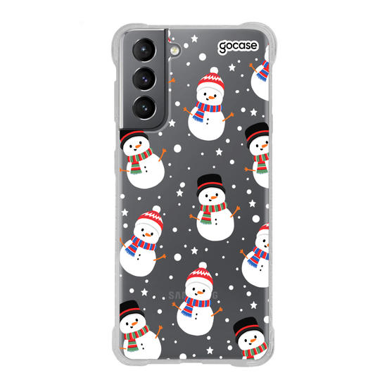 Capinha para celular Cute Snowman