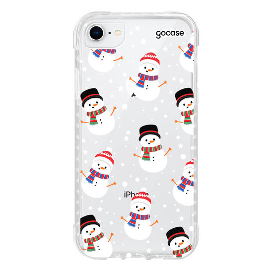 Capinha para celular Cute Snowman