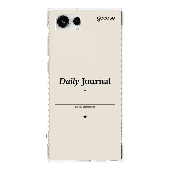 Capinha para celular Daily Journal