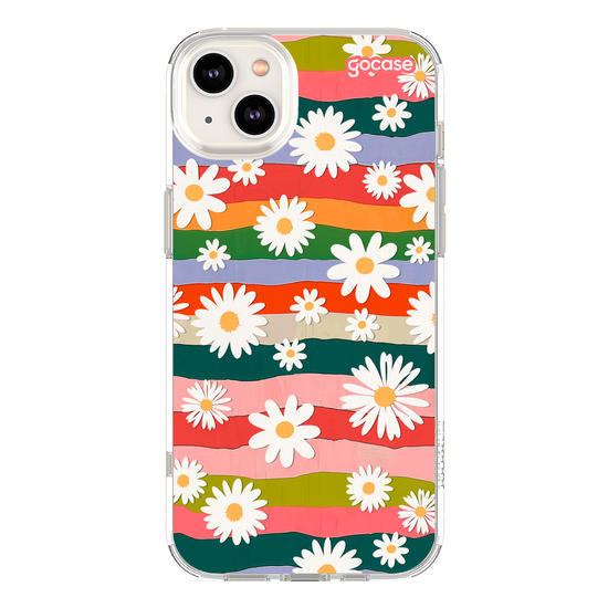 Capinha para celular  Margaridas e Cores