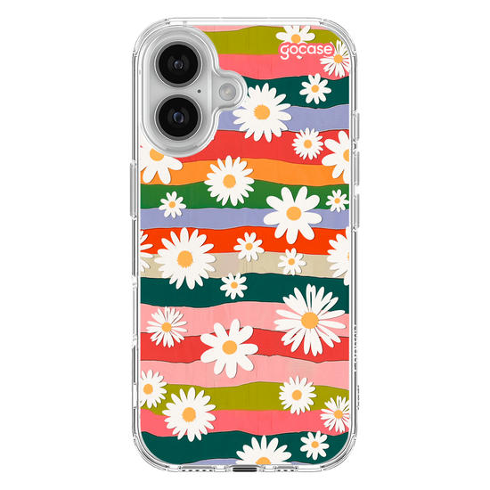 Capinha para celular  Margaridas e Cores