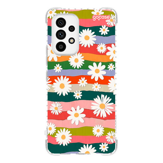 Capinha para celular  Margaridas e Cores