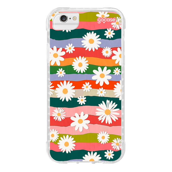 Capinha para celular  Margaridas e Cores