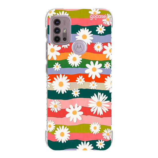 Capinha para celular  Margaridas e Cores