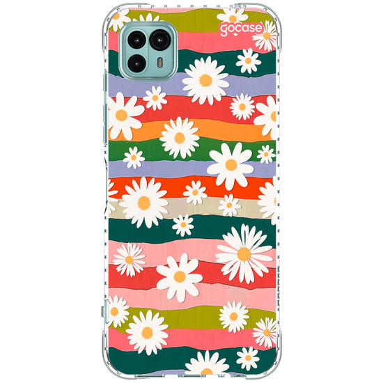 Capinha para celular  Margaridas e Cores