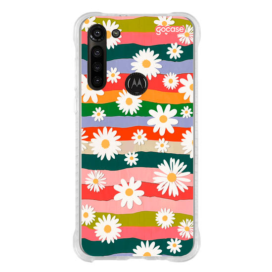 Capinha para celular  Margaridas e Cores