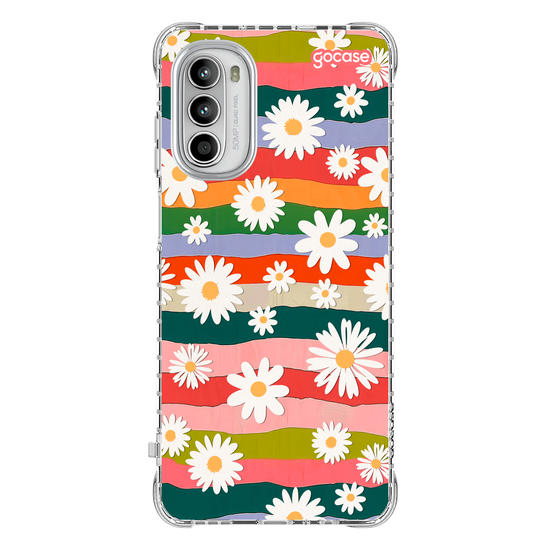 Capinha para celular  Margaridas e Cores