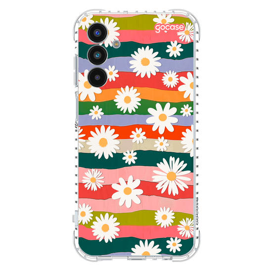 Capinha para celular  Margaridas e Cores