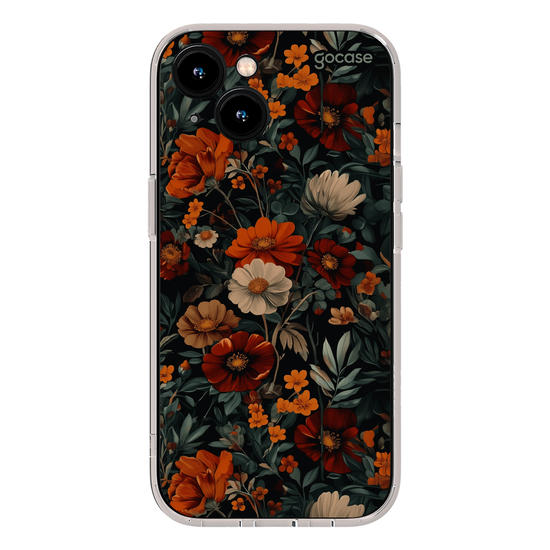 Capinha para celular  Dark Floral Pattern