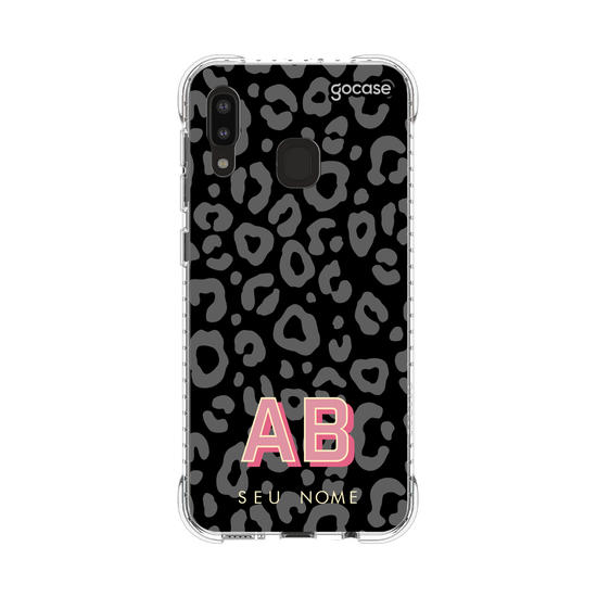 Capinha para celular Dark Leopard Print