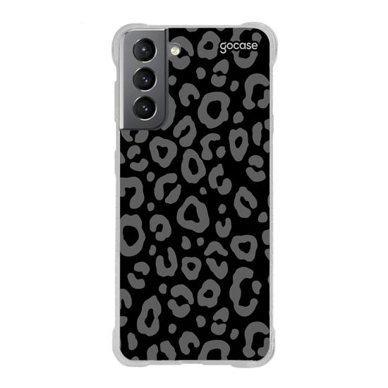 Capinha para celular Dark Leopard Print