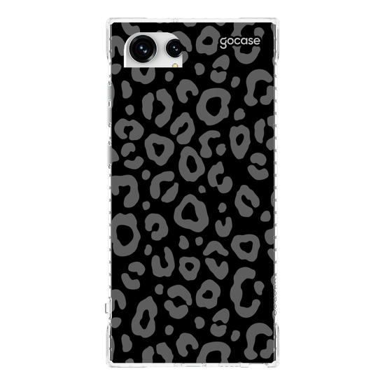 Capinha para celular Dark Leopard Print