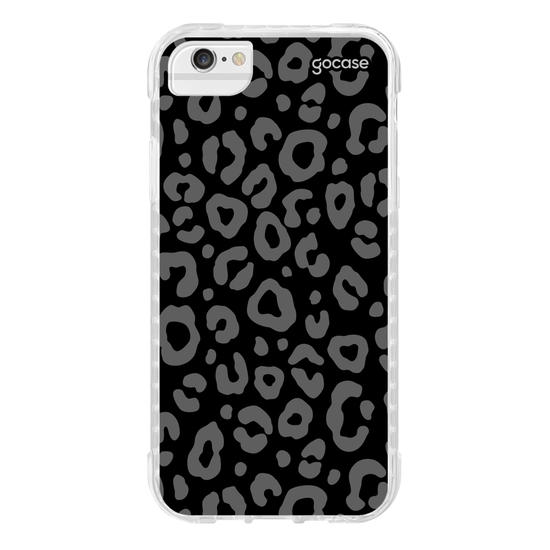 Capinha para celular Dark Leopard Print