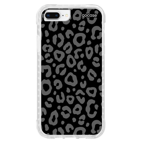 Capinha para celular Dark Leopard Print